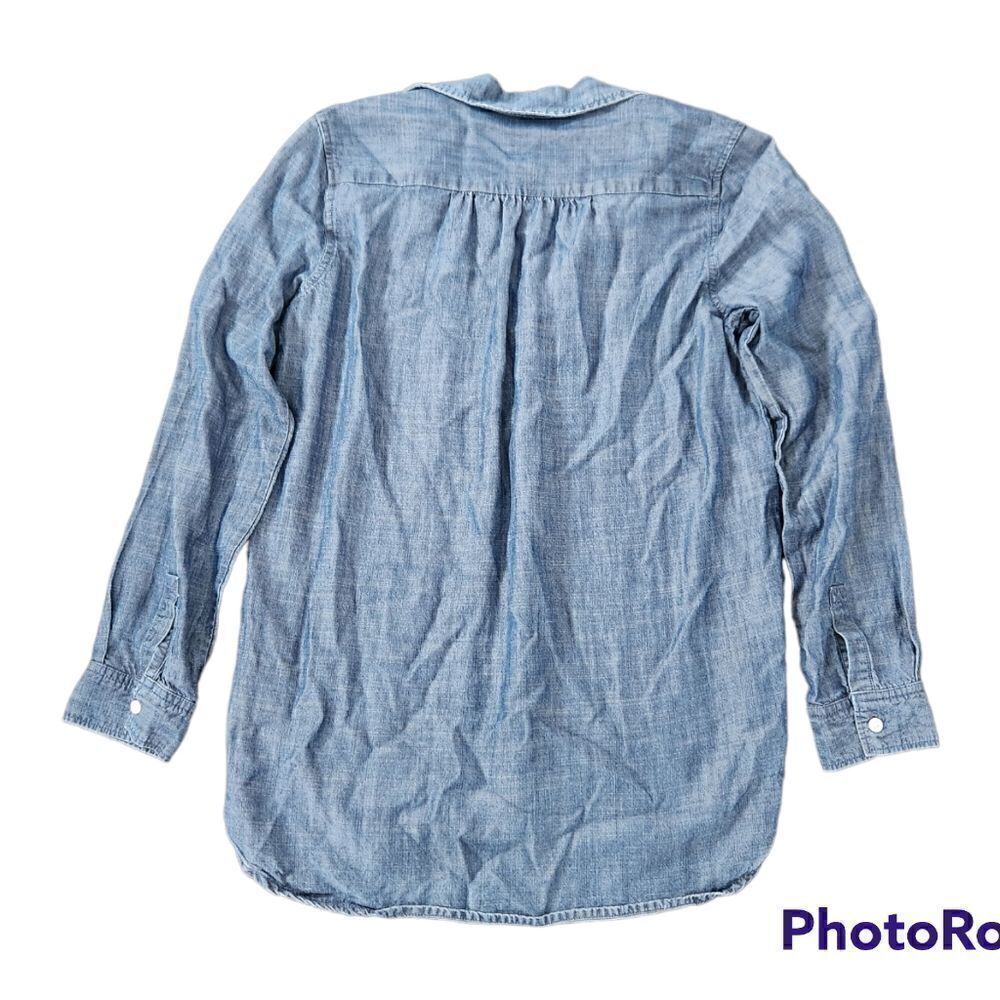 Gap Boyfriend Tencel Tunic Top - Picture 3 of 6